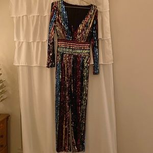 Sequin jumpsuit, size small, worn once!